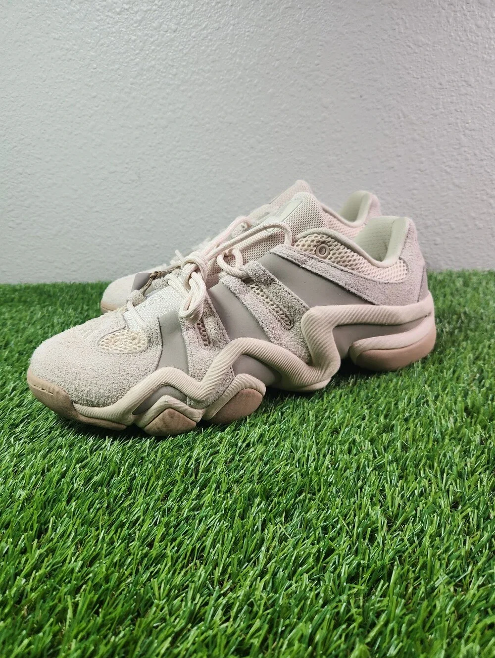 Adidas Crazy 8 Low Men's Shoes Halo Ivory/Wonder Beige/Sandstone ji0339 Size 14